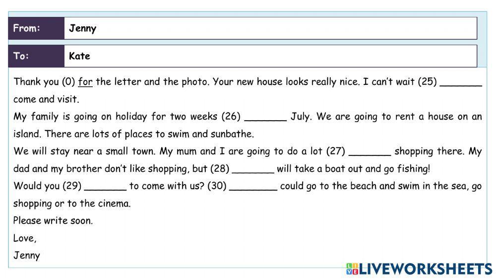 Ket reading part 5.2