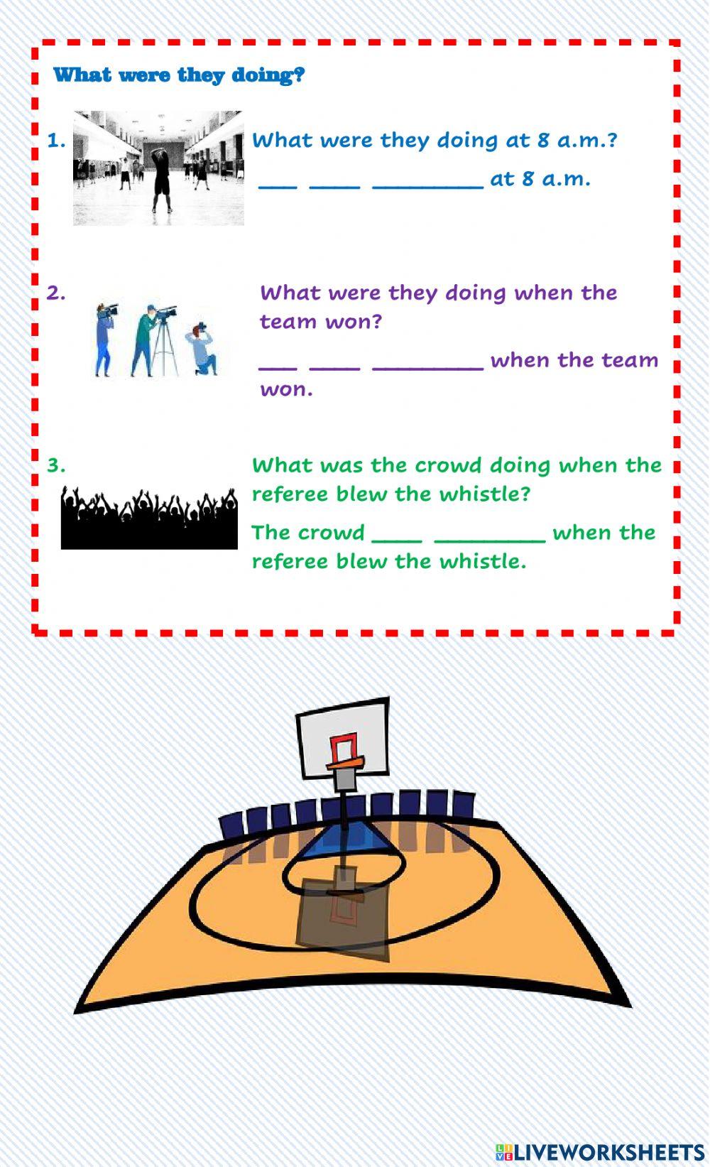 An Exciting Baskatball Game