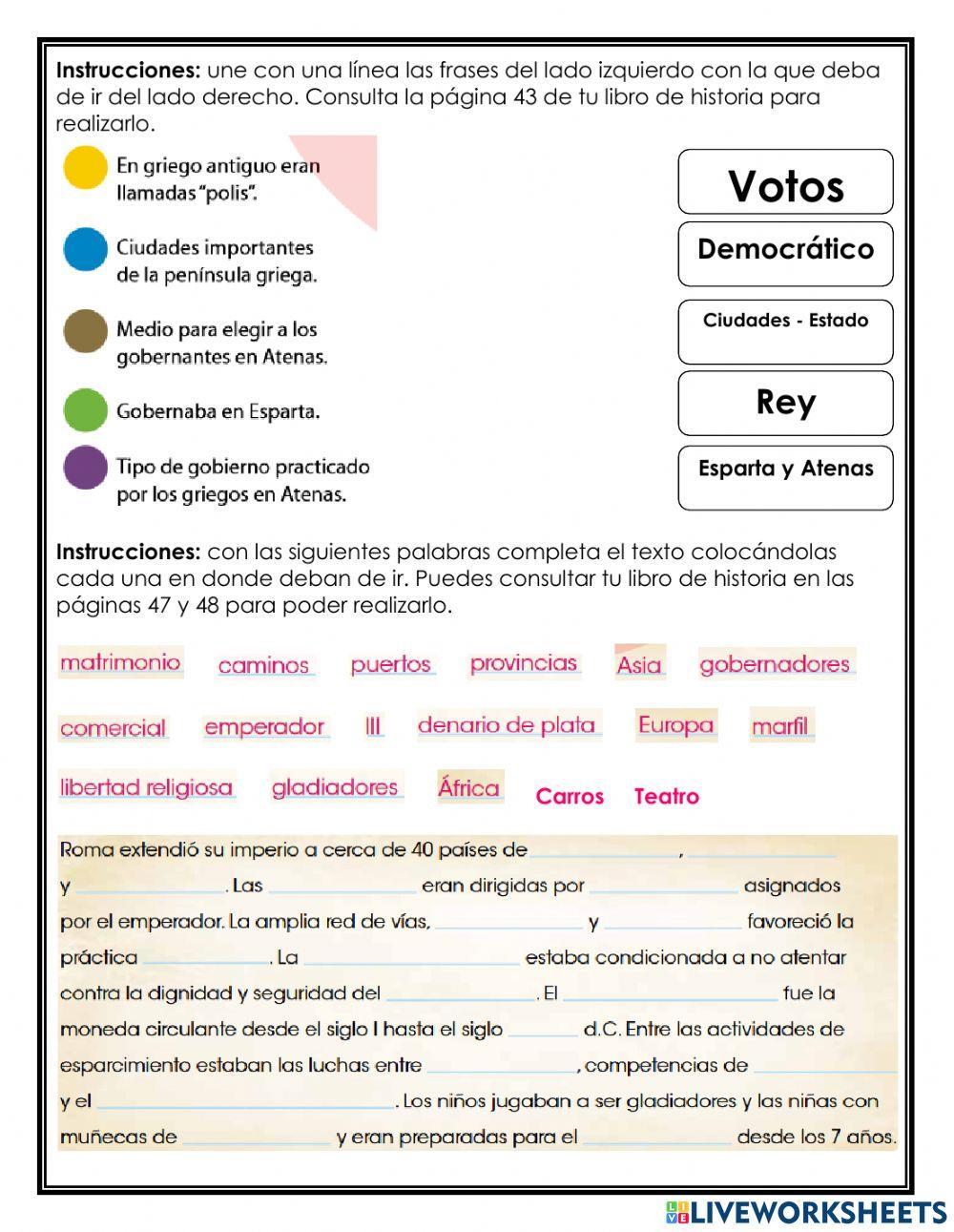 Bloque 2: Las civilizaciones agrícolas de oriente y las civilizaciones del mediterráneo