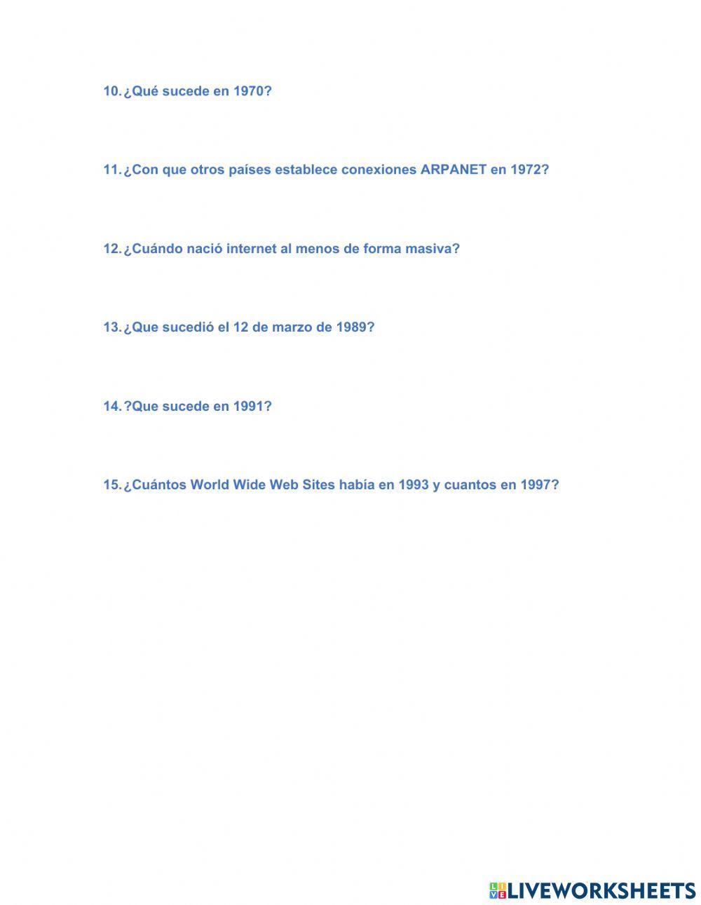 Historia de Internet 1