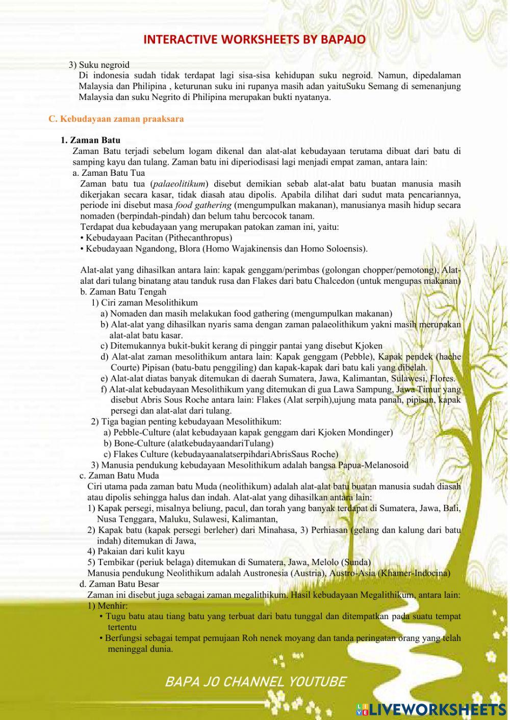 Rekam jejak peradaban indonesia