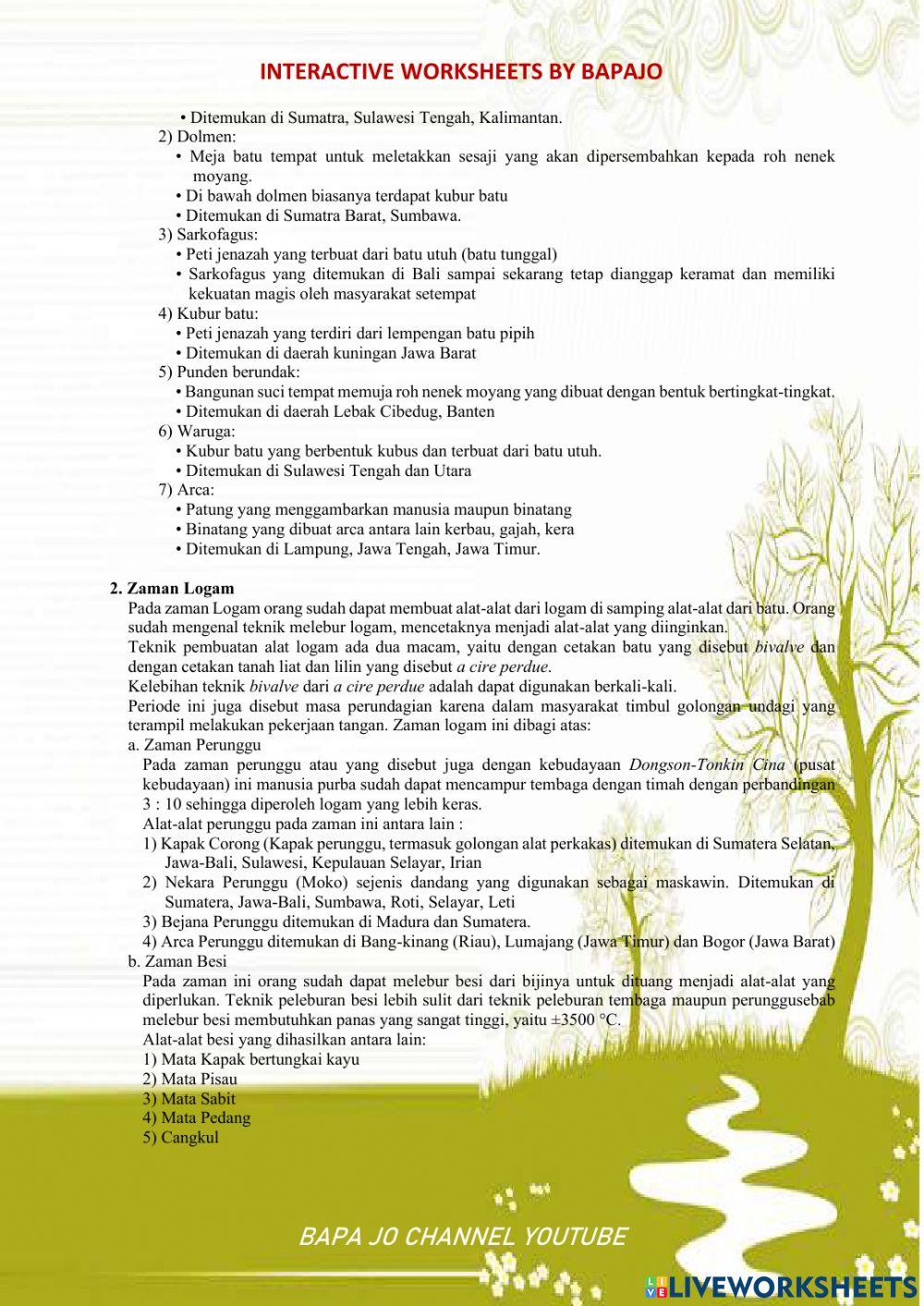 Rekam jejak peradaban indonesia