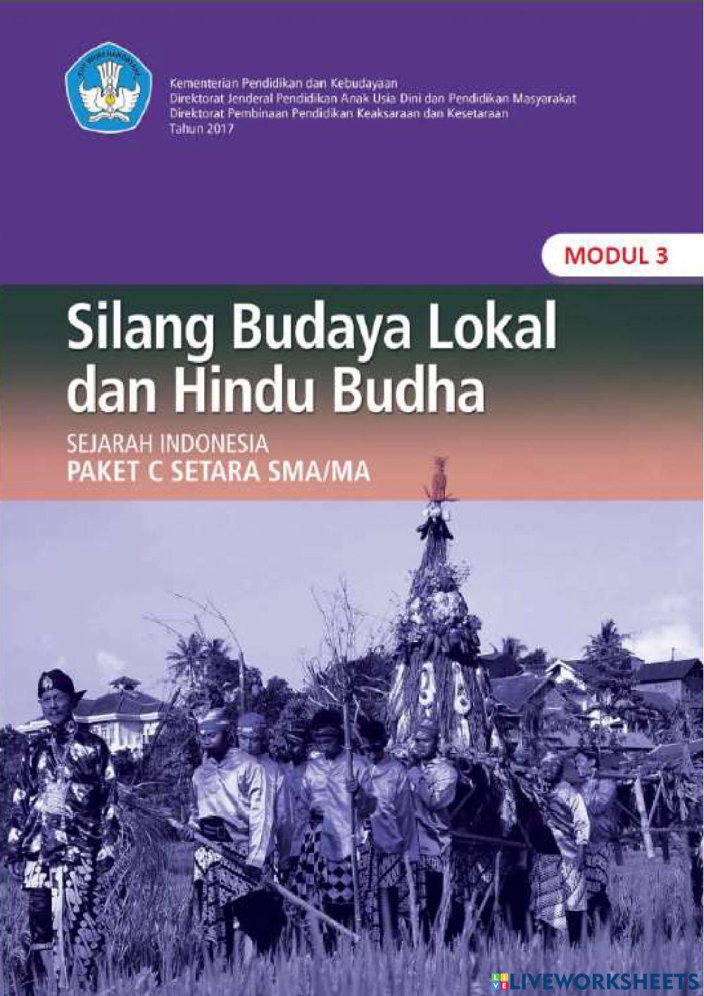 Silang budaya lokal dan hindu budha