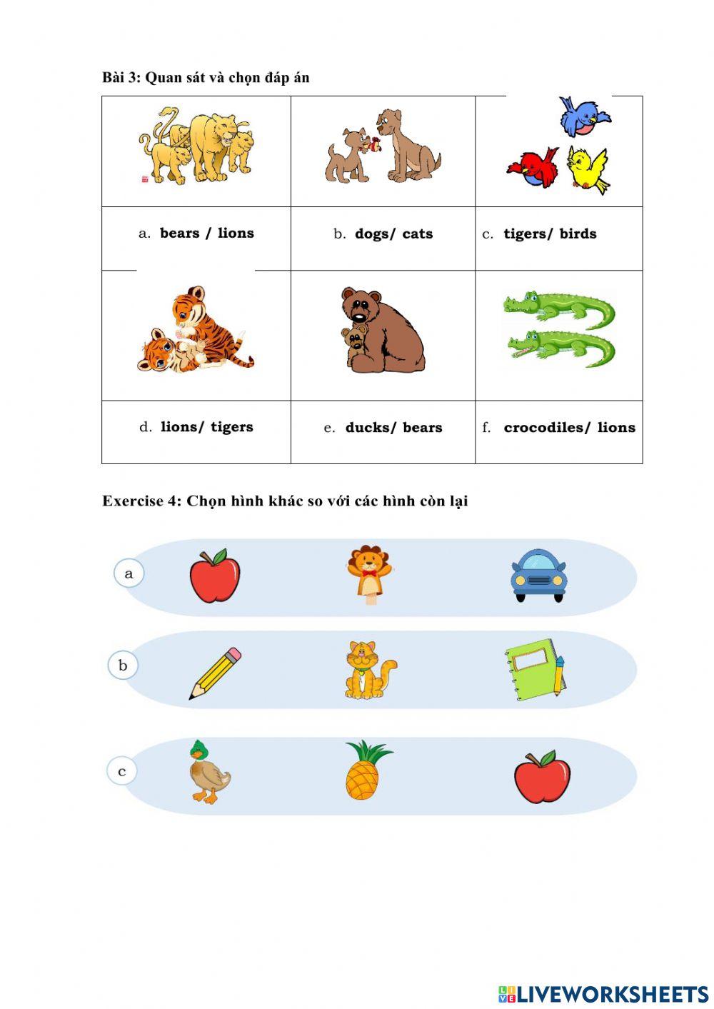 Ôn tập Unit 3 - 4