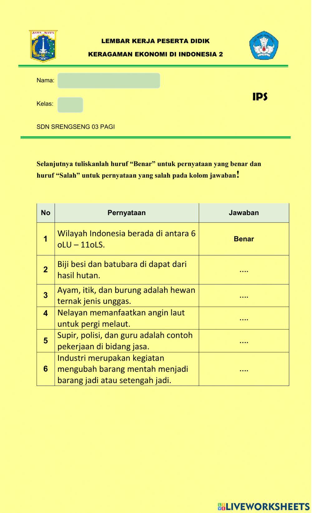 Keberagaman Ekonomi di Indonesia 2