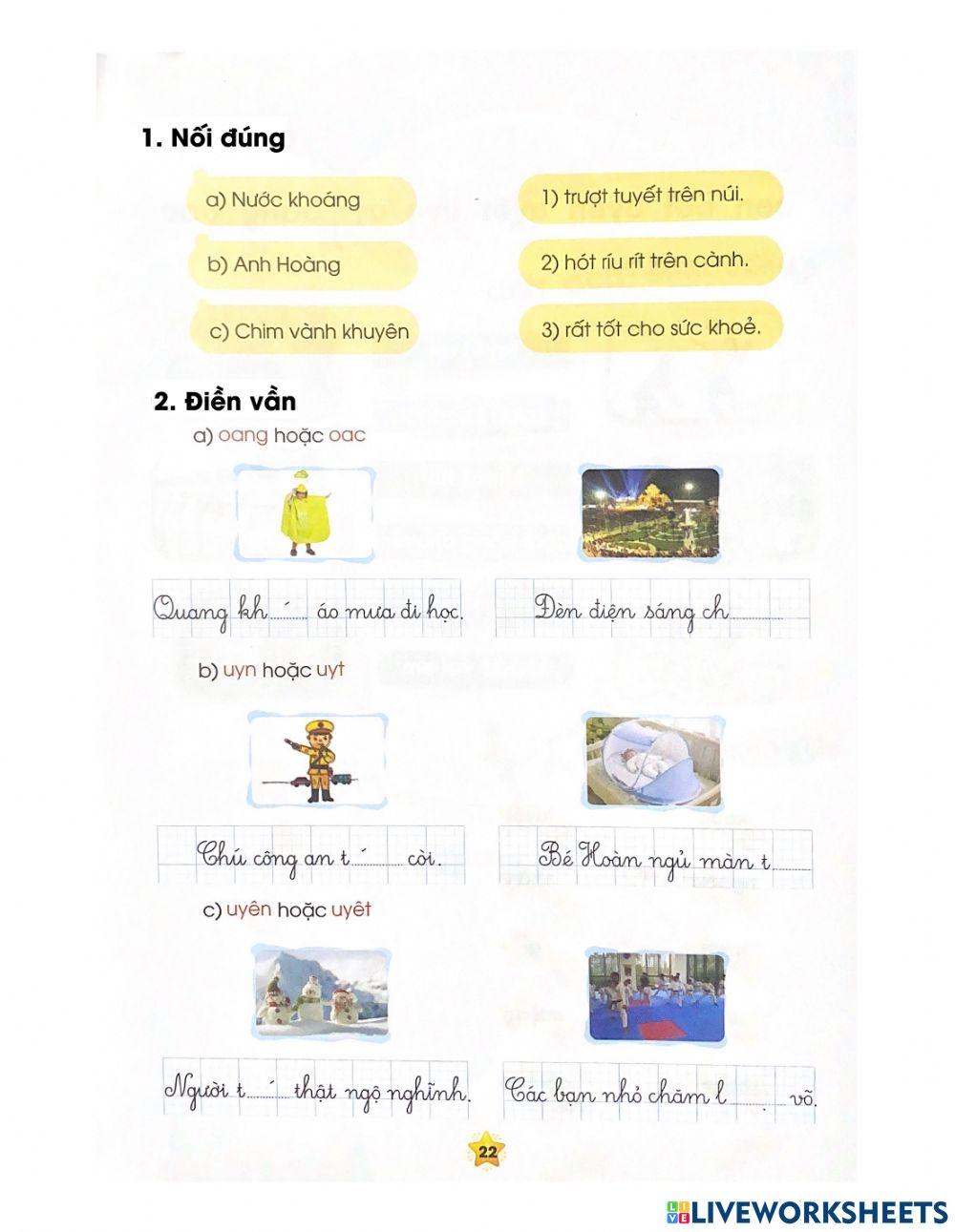 Tiếng Việt - Tuần 24 (phần 2)