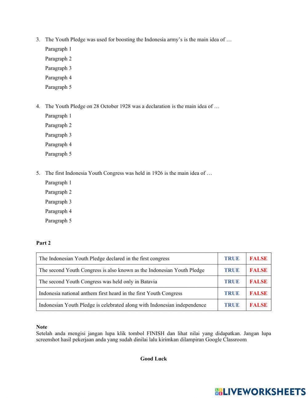 Task 6 - Recount Text