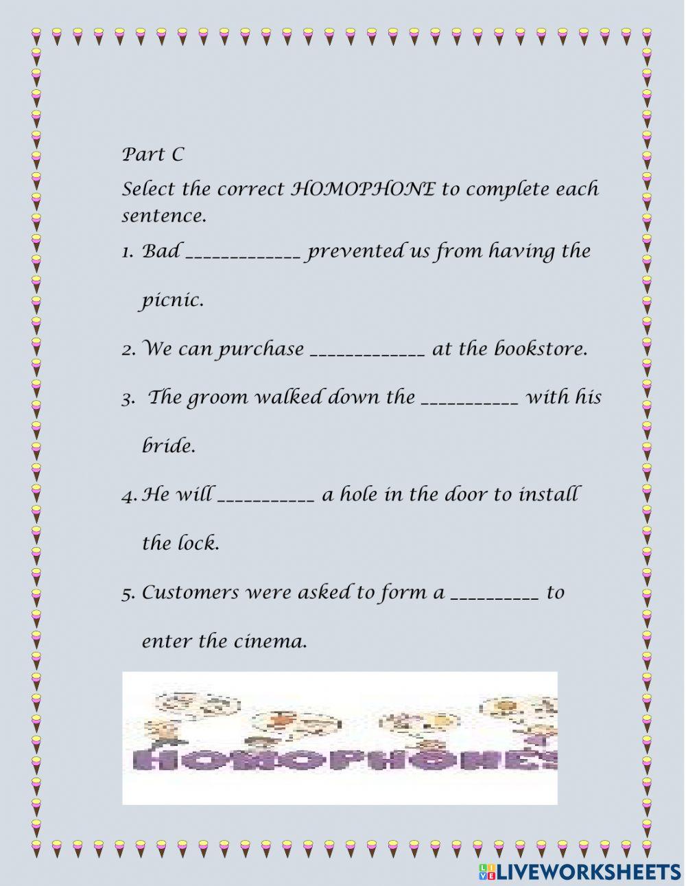 Synonyms and antonyms