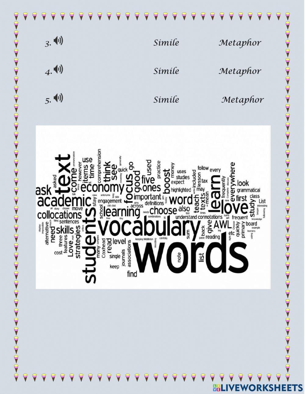 Synonyms and antonyms