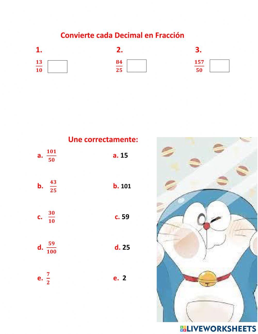 Fracciones Decimales