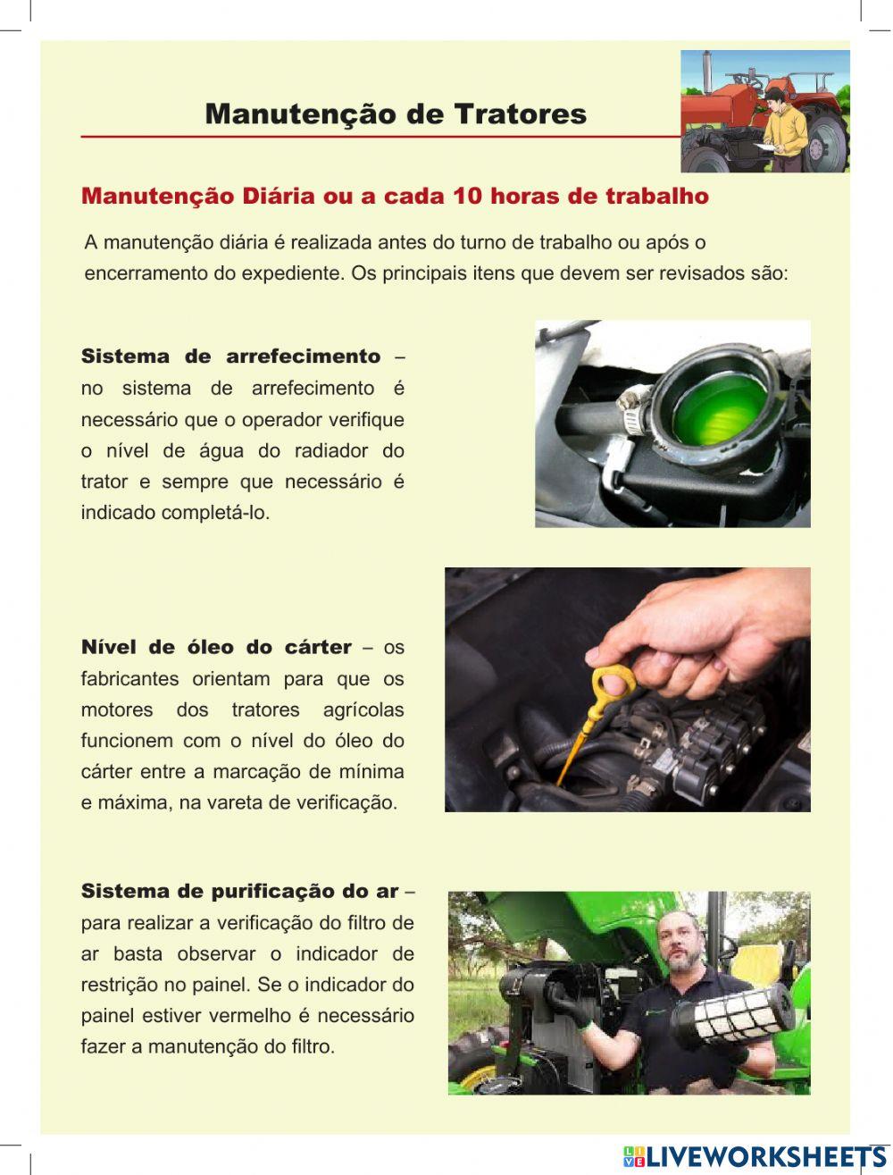 Manutenção dos Motores
