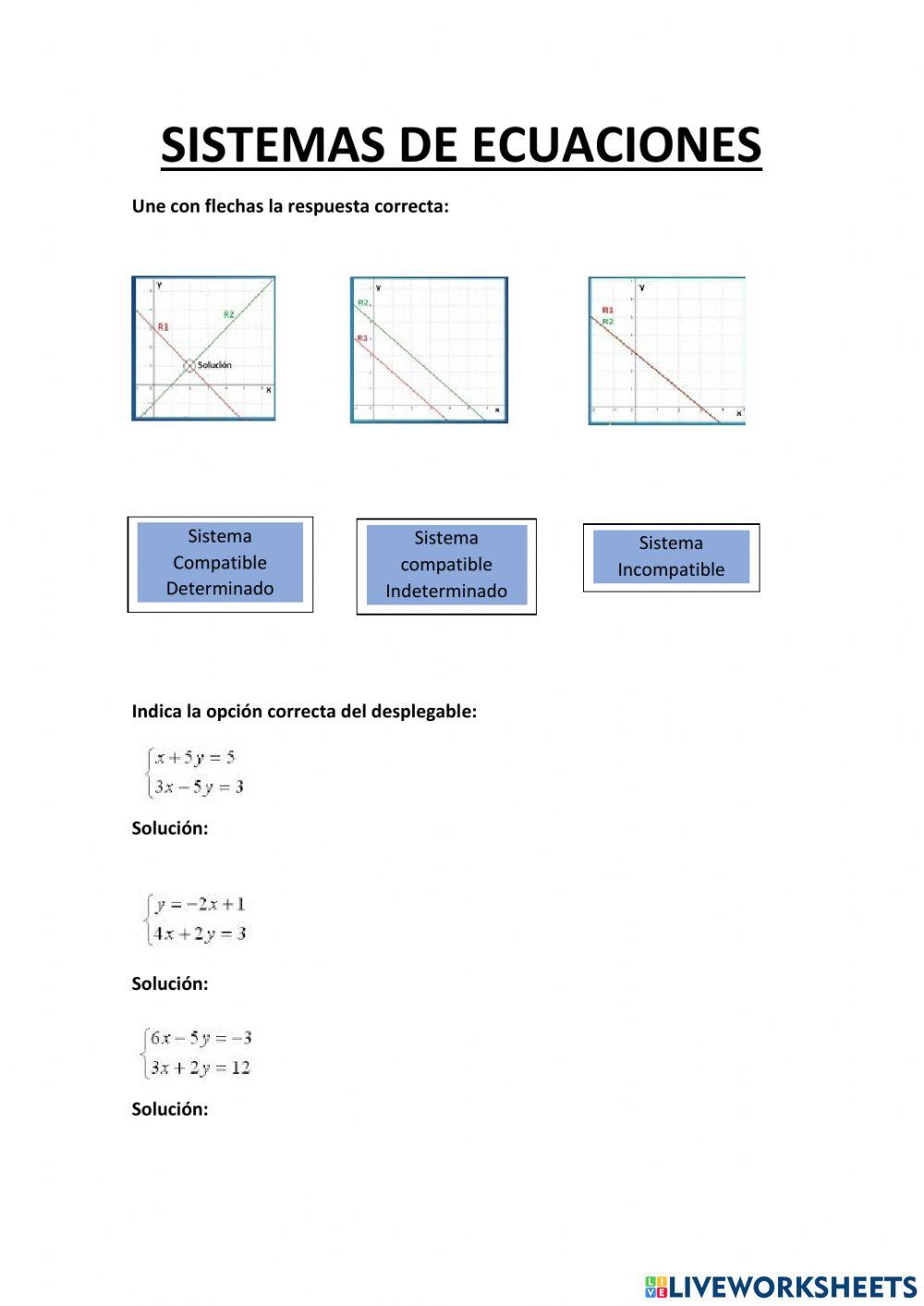 Sistema de Ecuaciones