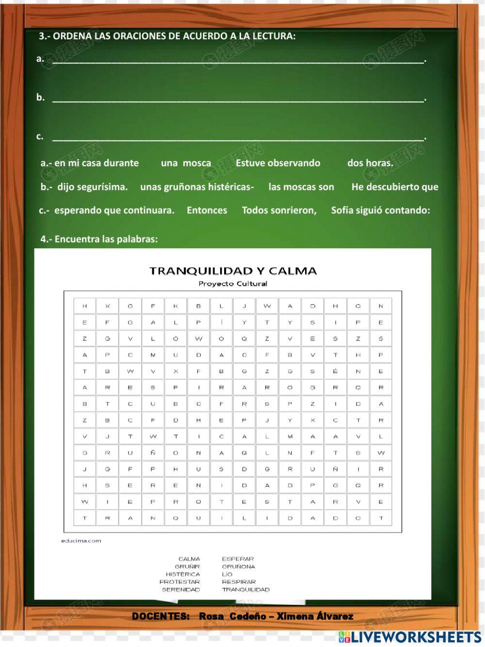 LECTURA COMPRENSIVA  5TO DE BÁSICA