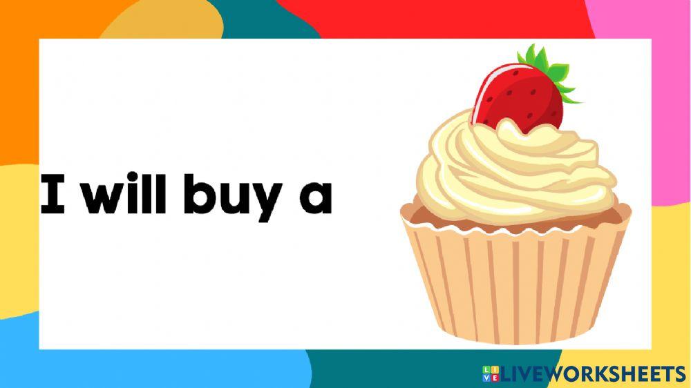 Listen and repeat: I will buy a...-Countable nouns