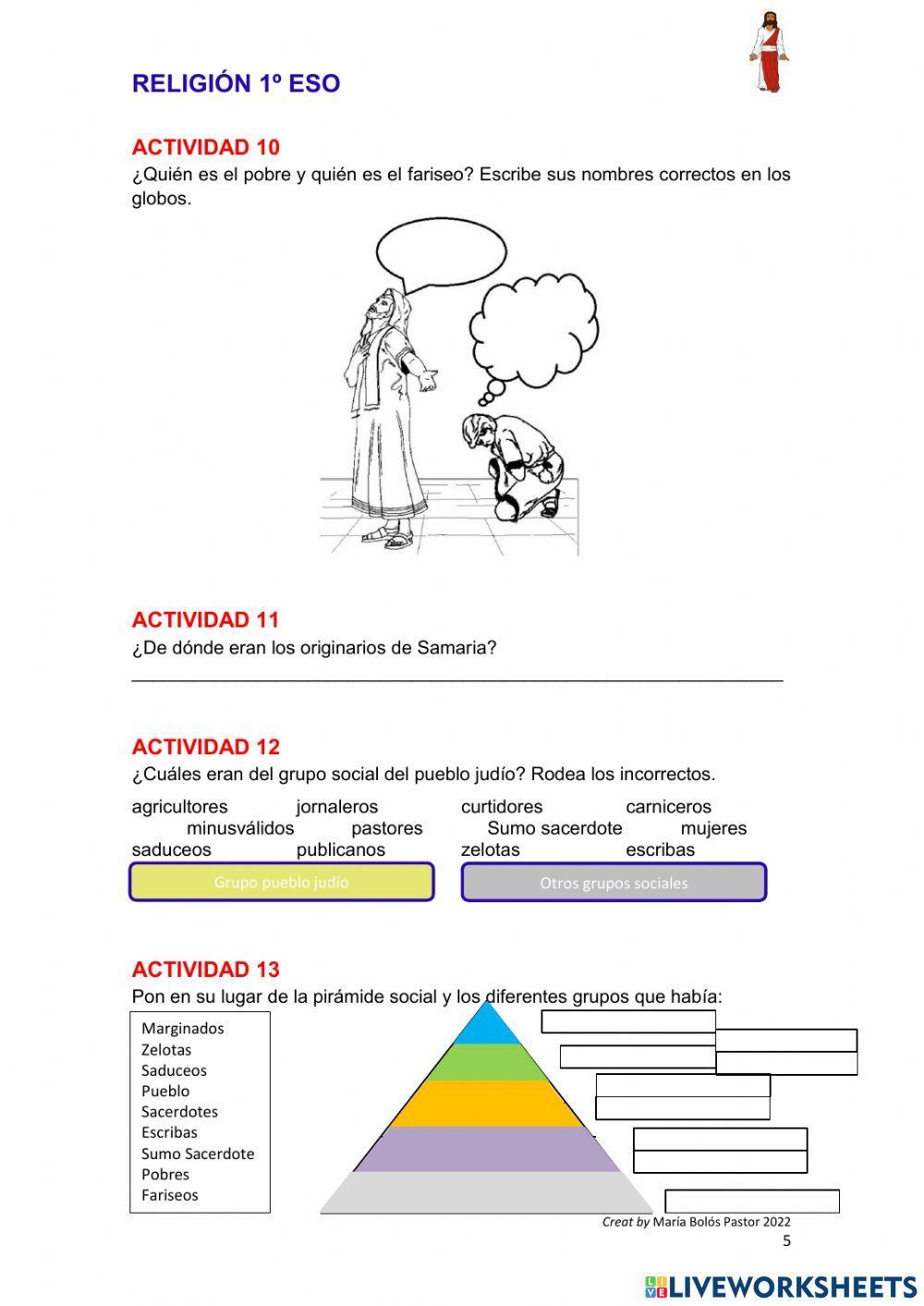 La sociedad en la Palestina del s. I dC