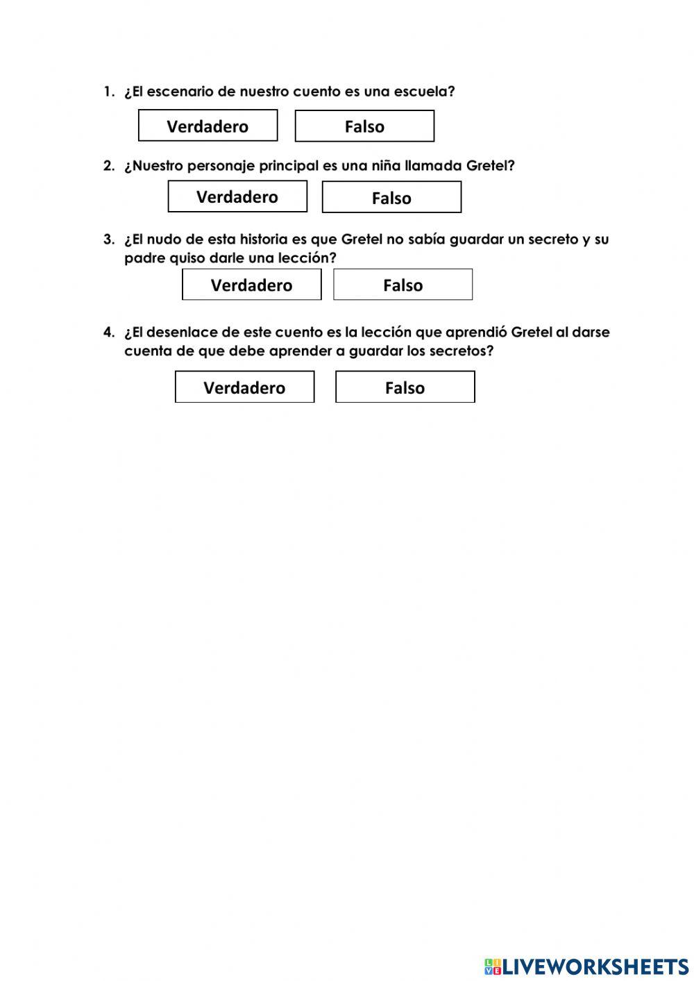 Escritura de cuento y sus partes