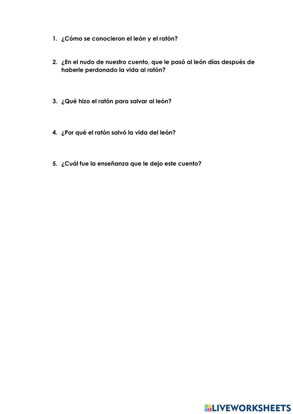 Escritura de cuento y sus partes