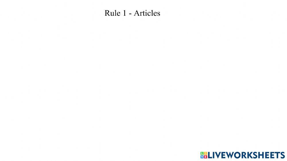 Articles - Rule1 (Panduan 1)