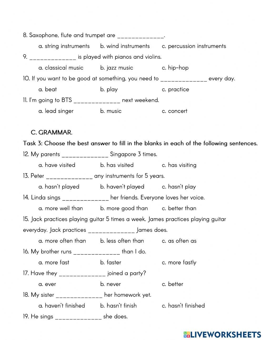 EOW 5 - Unit 7 - Test