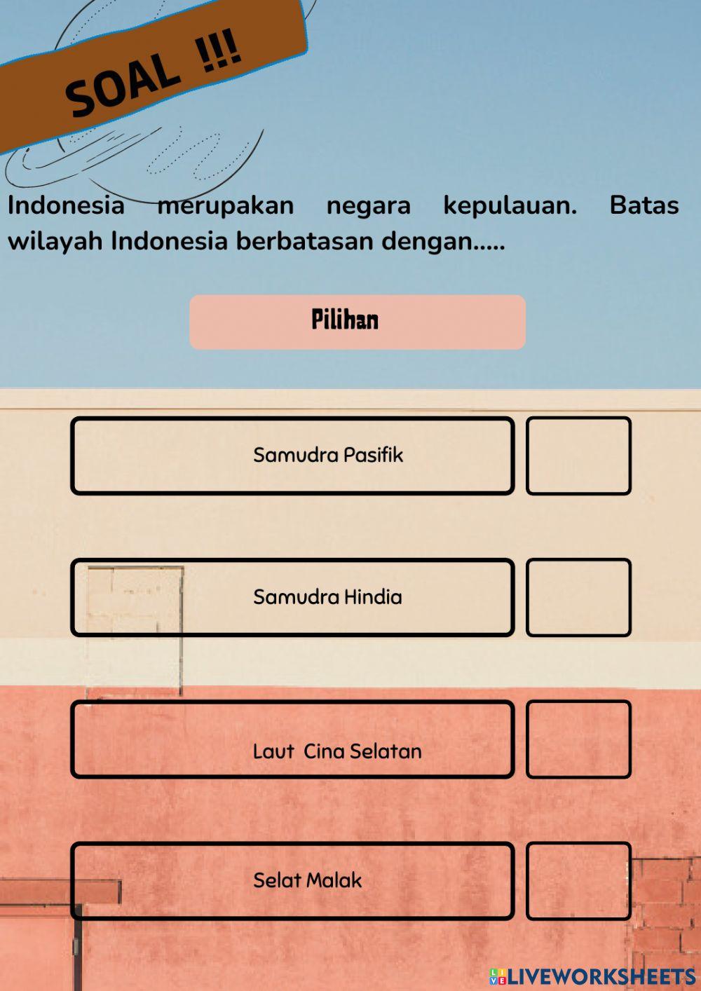 E-LKPD Letak dan Luas Indonesia