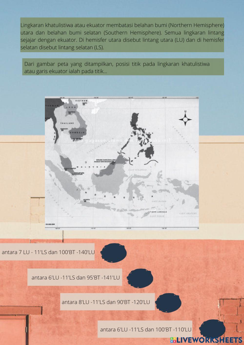 E-LKPD Letak dan Luas Indonesia