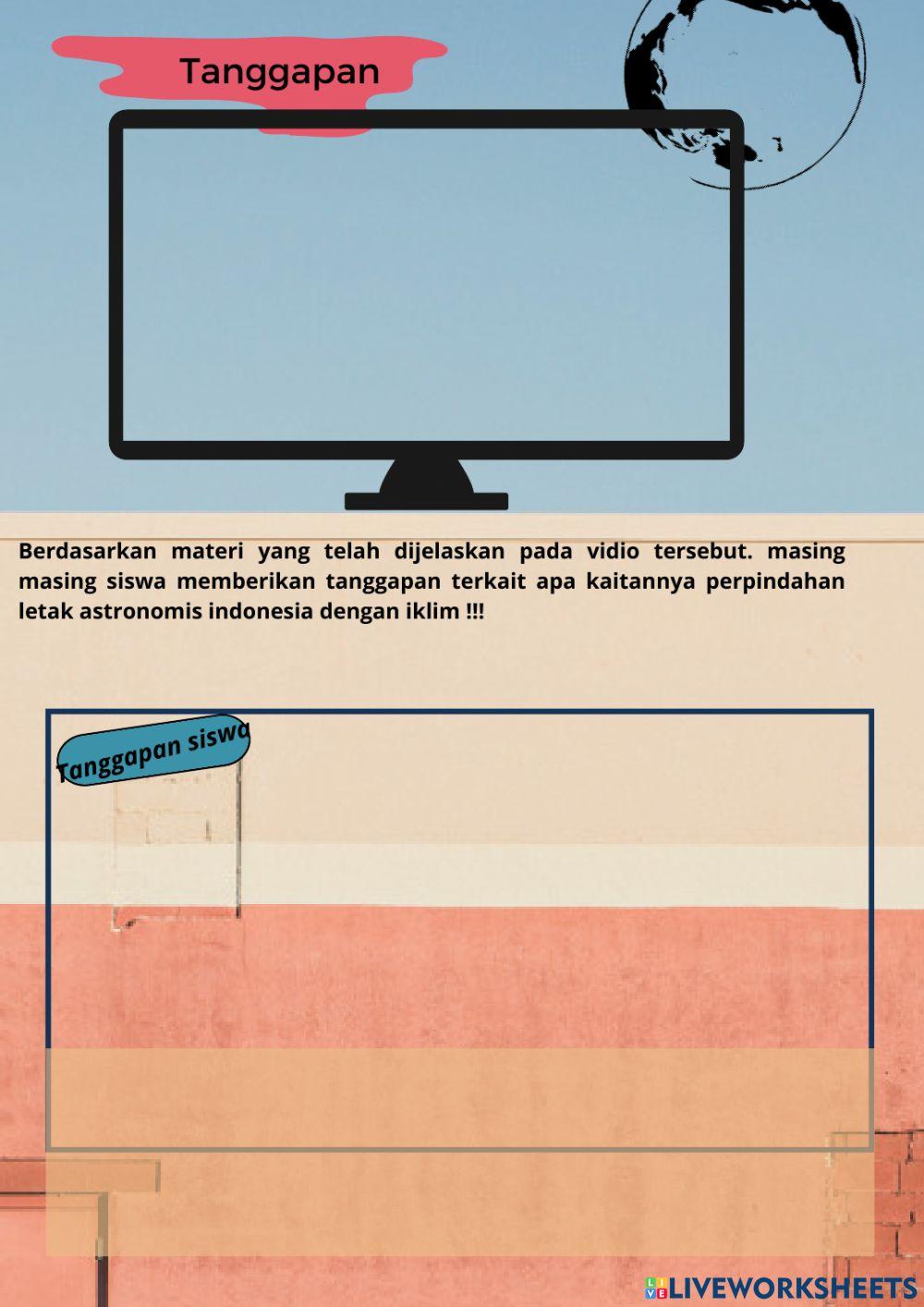 E-LKPD Letak dan Luas Indonesia