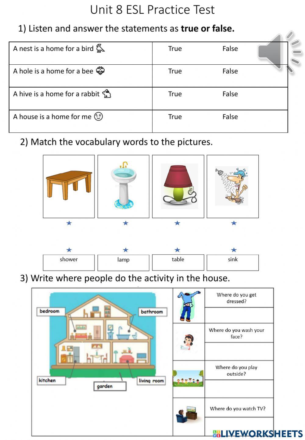 Cambridge 2 Unit 8 practice Test