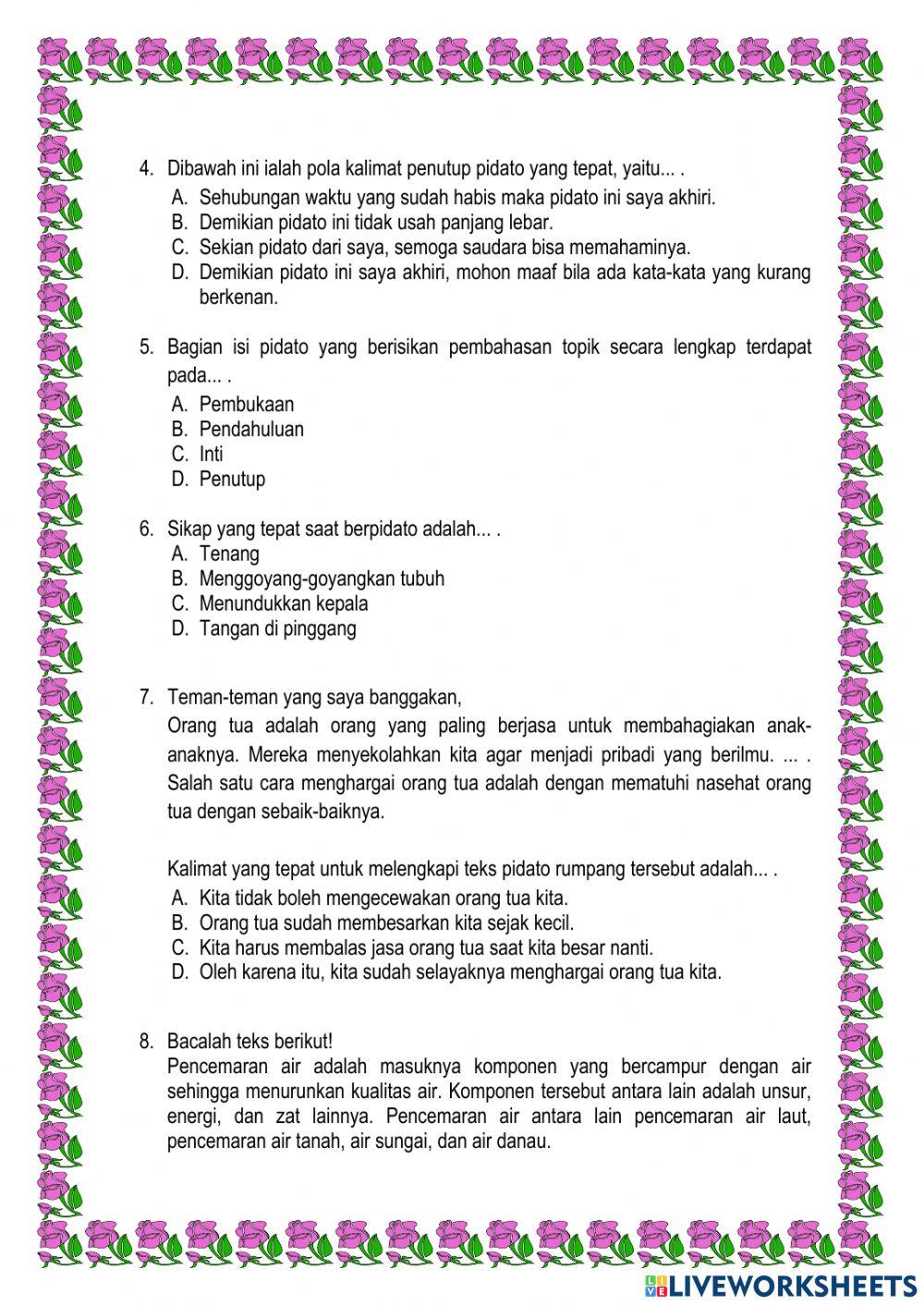 PAS 2 Muatan Bahasa Indonesia PAS 2 Muatan Bahasa Indonesia