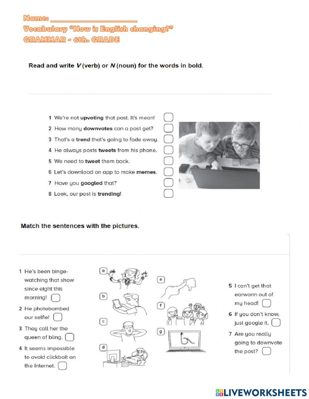 vocabulary-how-is-english-changing-online-exercise-for-live-worksheets