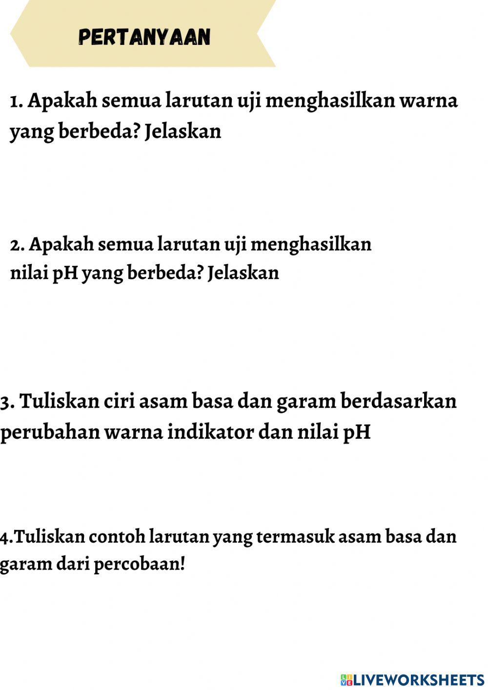 Lkpd asam basa dan garam