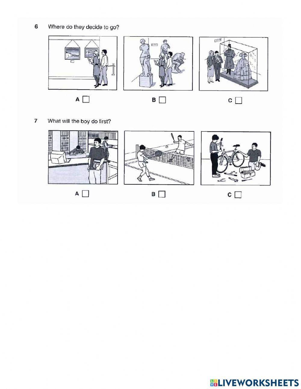 Pet listening test 1(part 1)