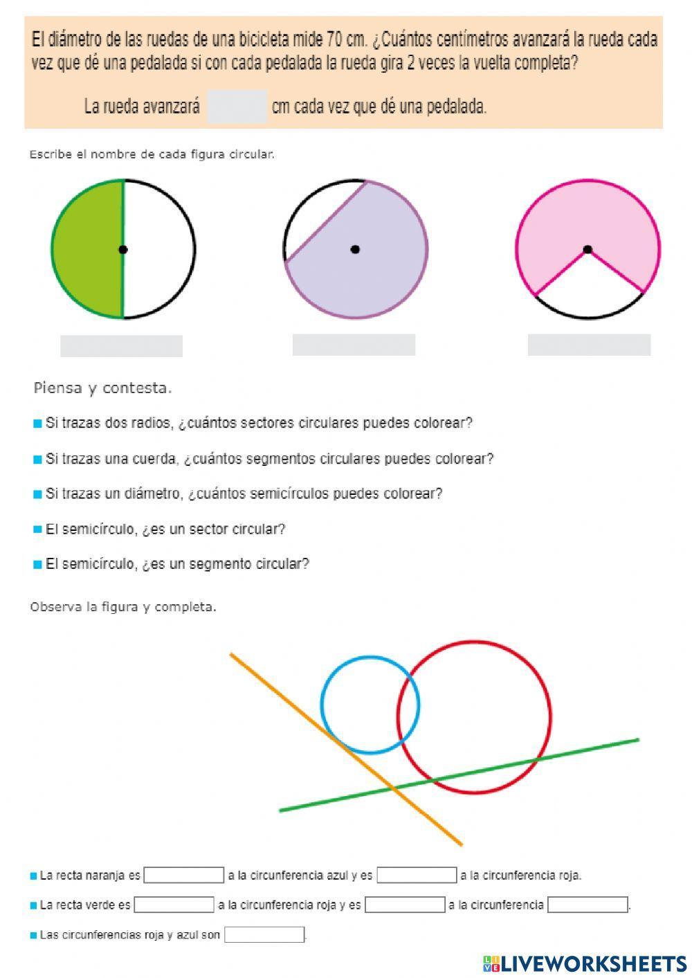 Ángulos y circunferencias Ángulos y circunferencias