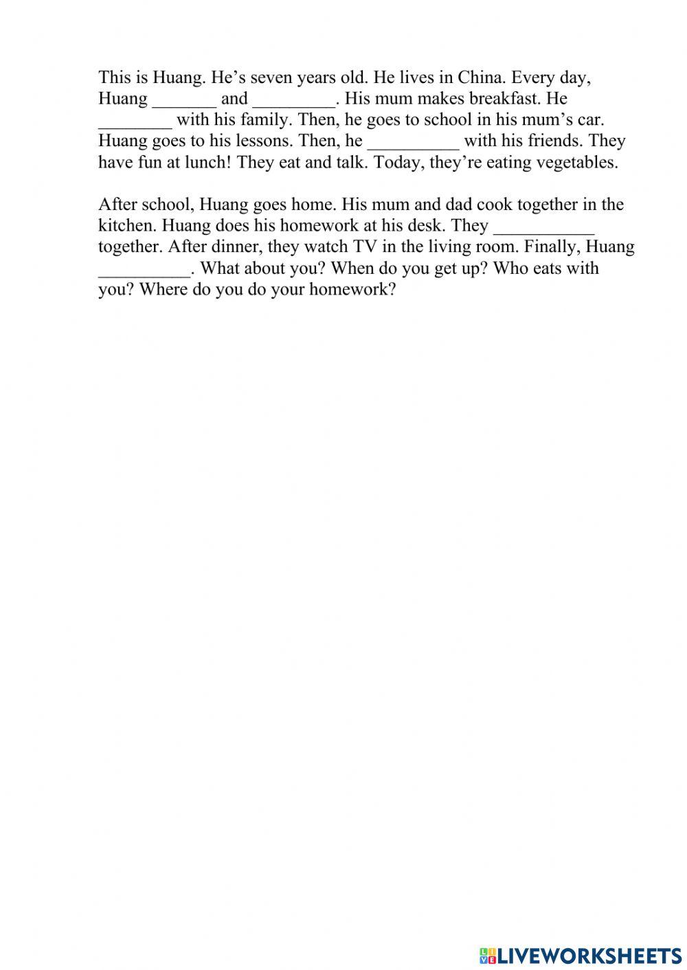 Wonderful World 1 Unit 12.2