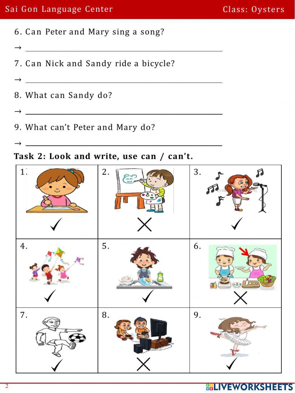 Unit 14: Action boy can run