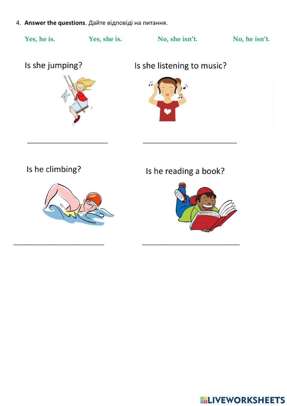 Діагностувальна робота № 6    2 клас з англійської мови