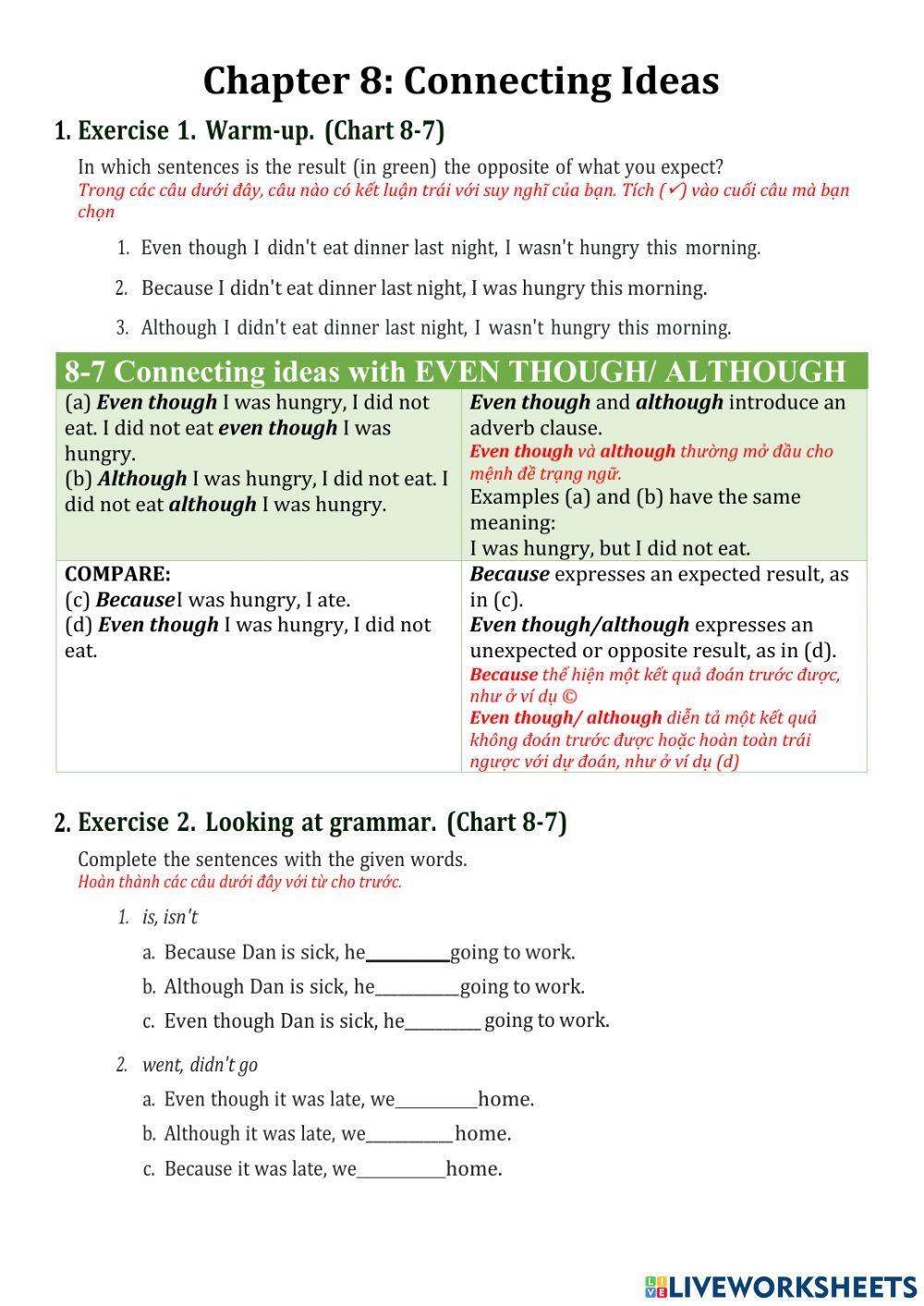 Chapter 8- part 3- fundamentals of english grammar