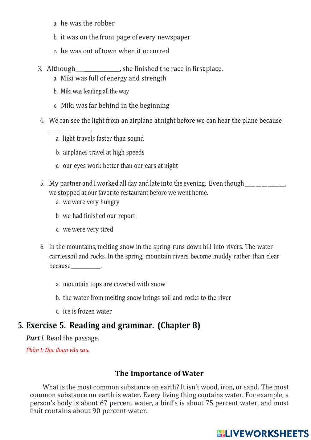 Chapter 8- part 3- fundamentals of english grammar