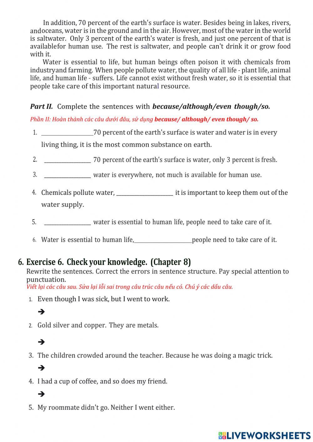 Chapter 8- part 3- fundamentals of english grammar