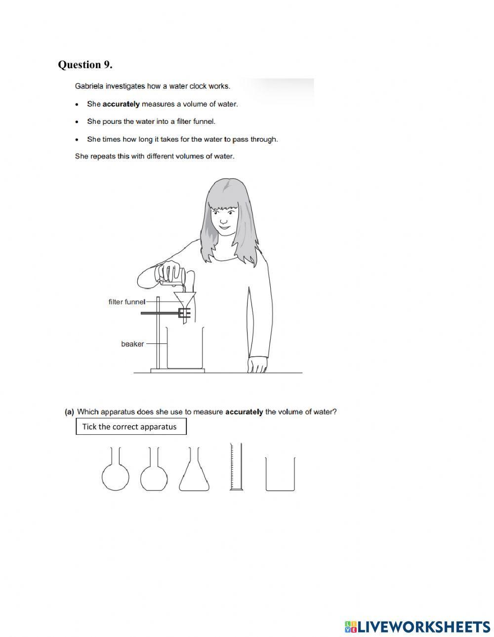 Science Checkpoint Test 4 (Part 1)