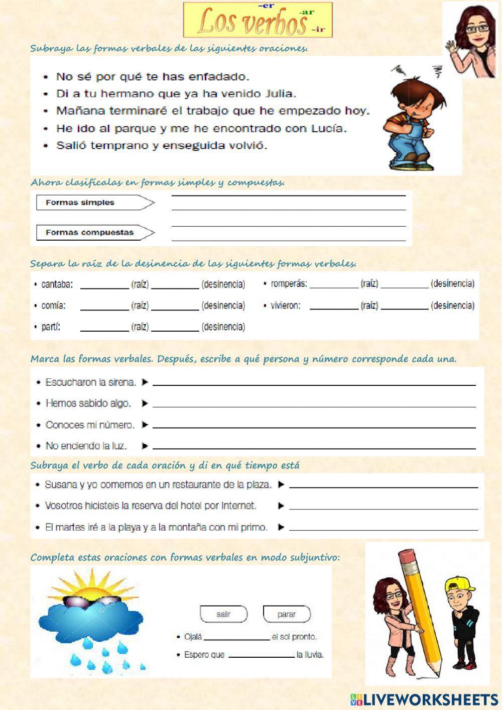 Los Verbos Los Verbos