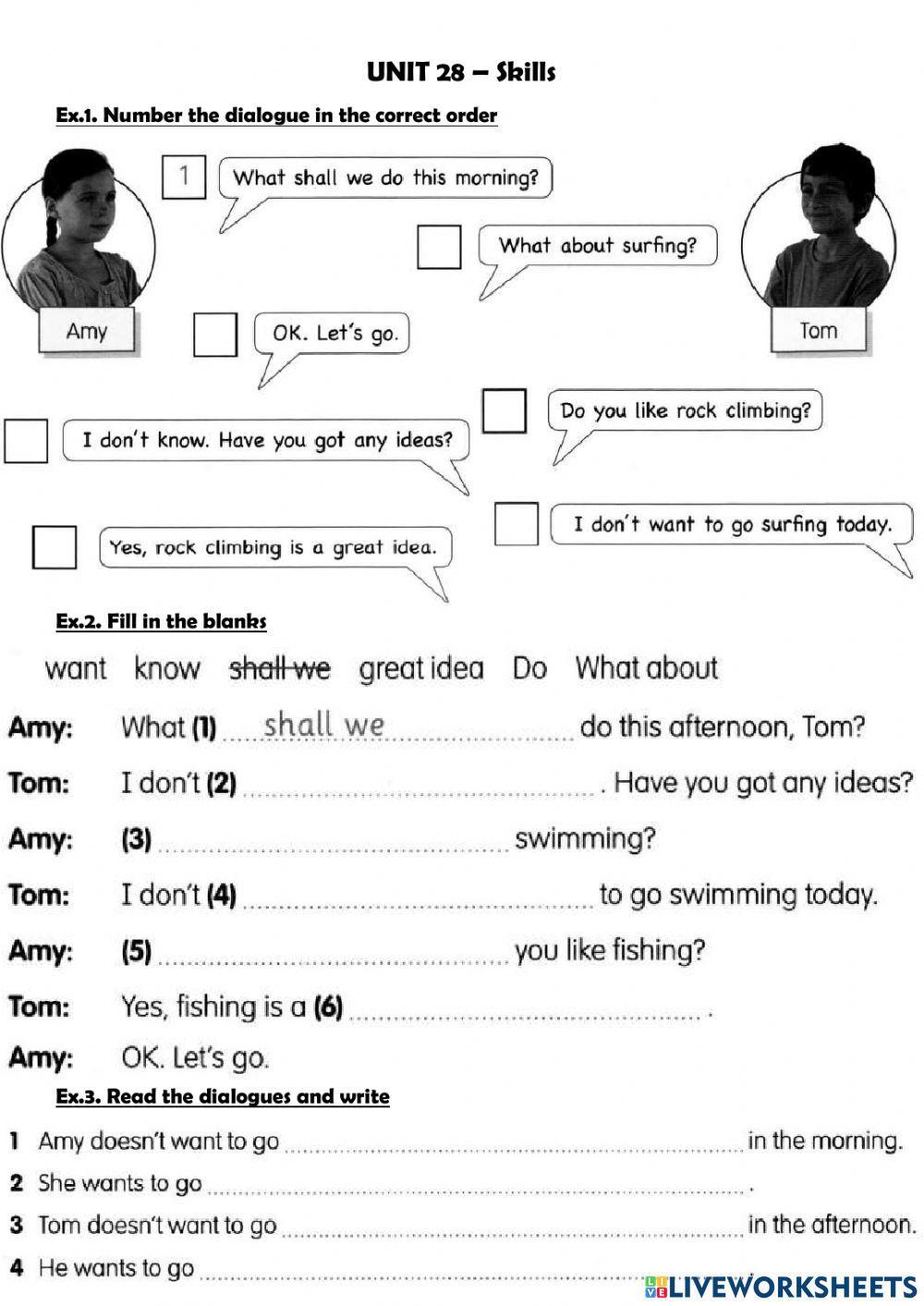 Unit 28 - Skills (shall)