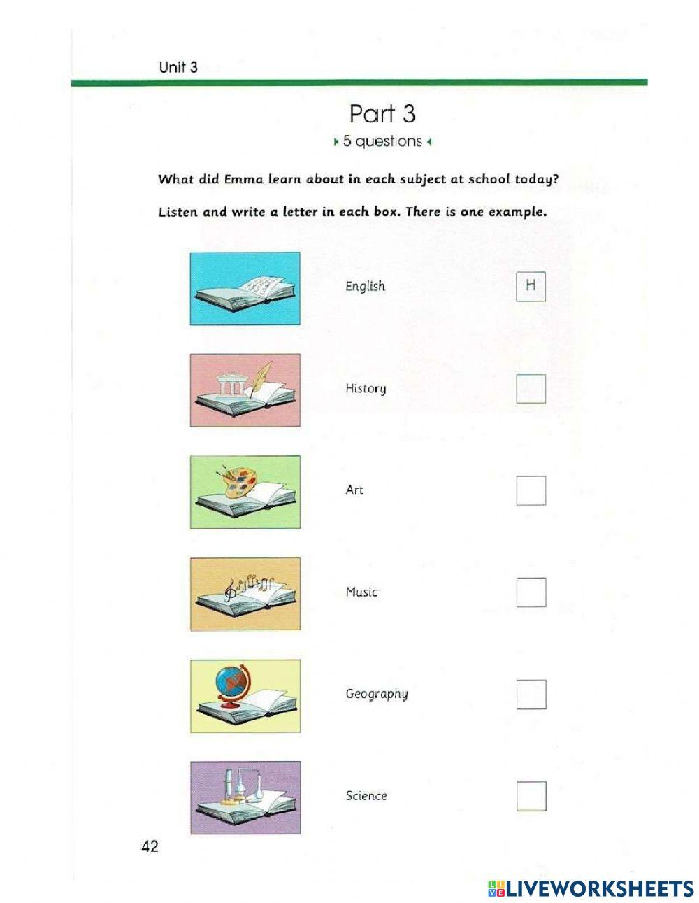 Flyers Listening test