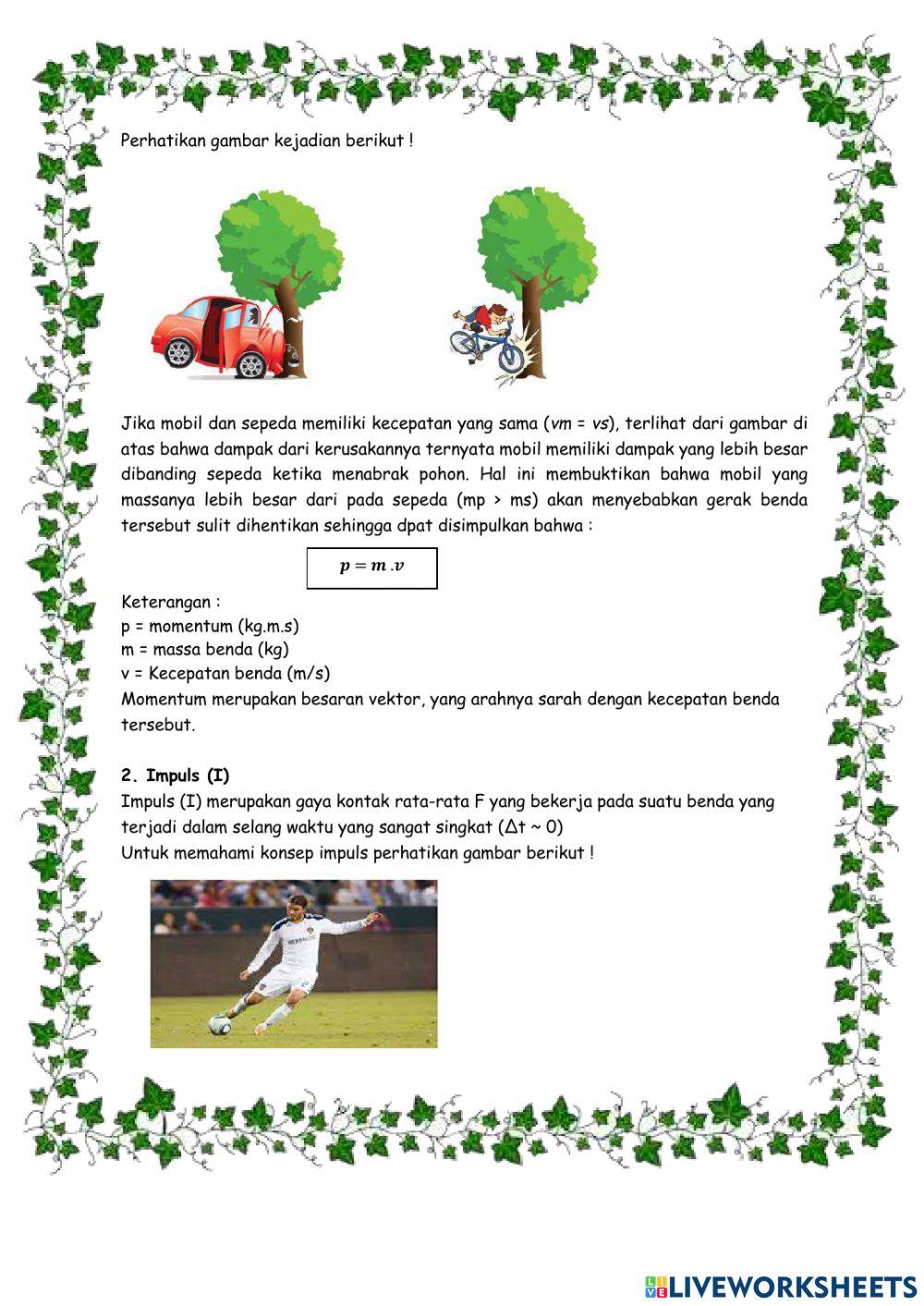 LKPD IMPULS MOMENTUM