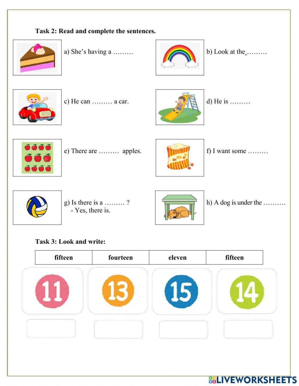 Vocab. and Gramm. Unit 13 In the Maths class (E2)
