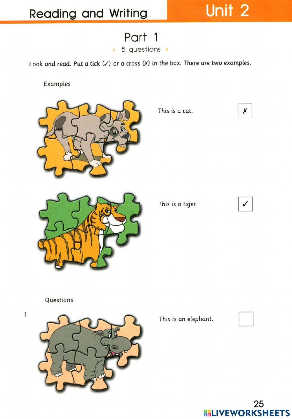 FFS - PROGRESS TEST NO.1 - DEMO