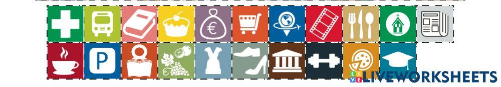 Indicazioni stradali e negozi