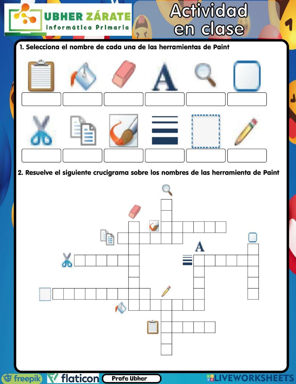 Herramientas de Paint