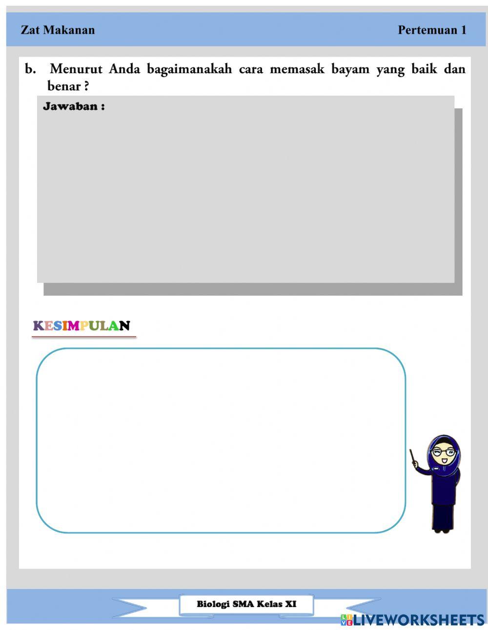 Pertemuan 1 (lkpd sistem pencernaan)