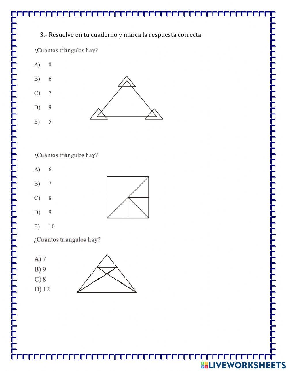 Evaluación mensual de raz matematico