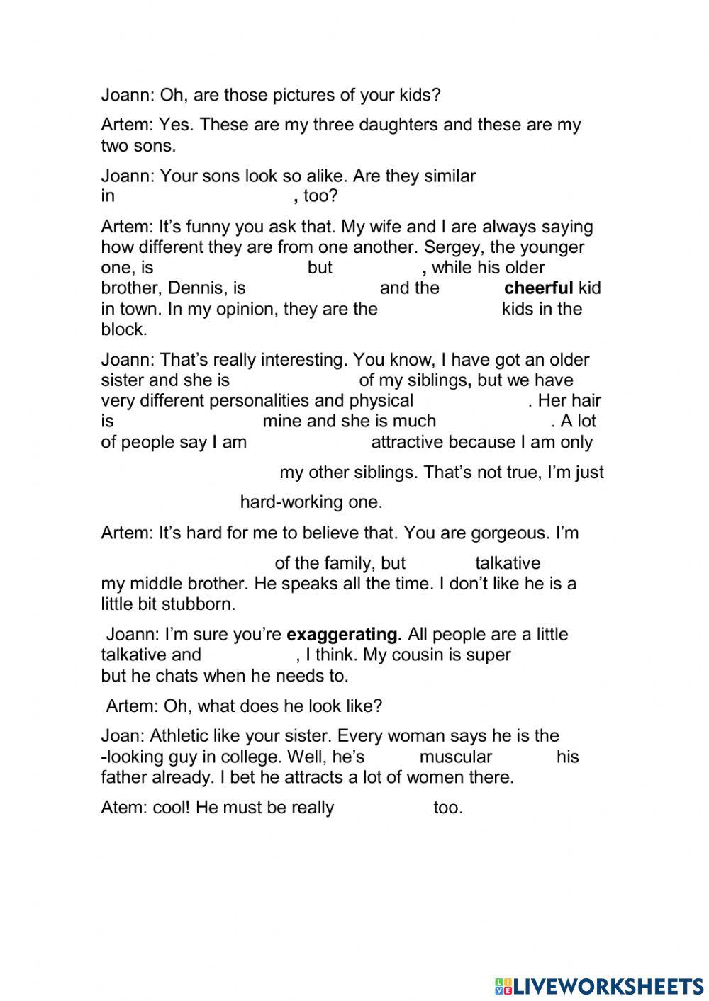 Comparatives and Superlatives